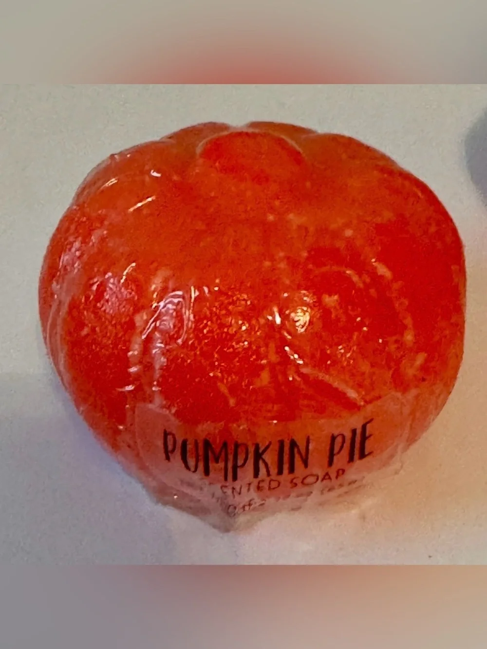 pair of Pumpkin Pie Scented Jack O’Lantern Soaps Halloween